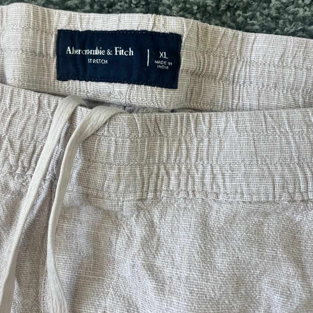 ABERCROMBIE x Mens Linen Shorts size XL
